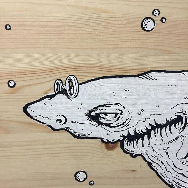 Close up of a new piece for The upcoming @amsterdamstreetart show at The @gogalleryamsterd… ift.tt/1KDYzje
