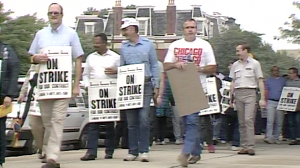 TBCLicensing's tweet photo. On this day in 1987, Chicago public school teachers went on strike for a record 19 days. http://t.co/xxiZDKXBiA http://t.co/4BA0YjDyxR
