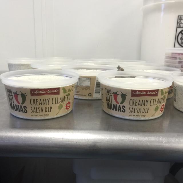 CulFactory's tweet image. It's a Two Hot Mama's kind of day here at the Culinary Factory!  Pick up your Creamy Cilantro Dip at Central Market!
