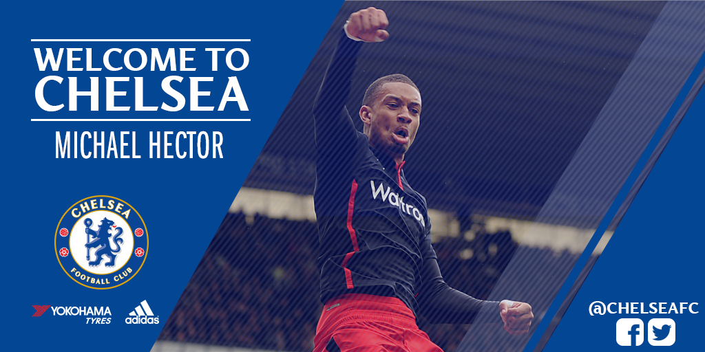 ChelseaFC's tweet photo. Welcome to @ChelseaFC, Michael Hector! #CFC http://t.co/LRfp7OSqEU