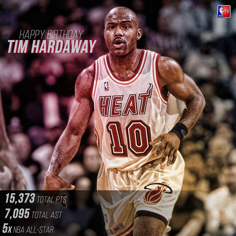 One of my childhood fav players Tim Hardaway. Career averages of 17.7pts, 8.2asts. ( Happy Birthday!! 