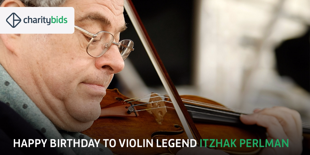 Happy 70th Birthday to Israel-born violin legend Itzhak Perlman! We are honoured to have worked with you for 