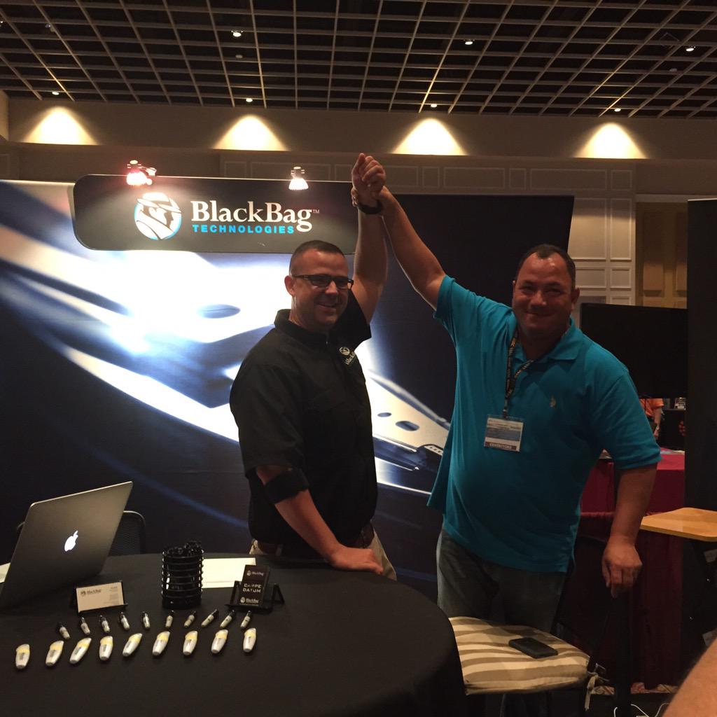 blackbagtech's tweet image. Golden Rod. #HTCIACON @ProDiscover