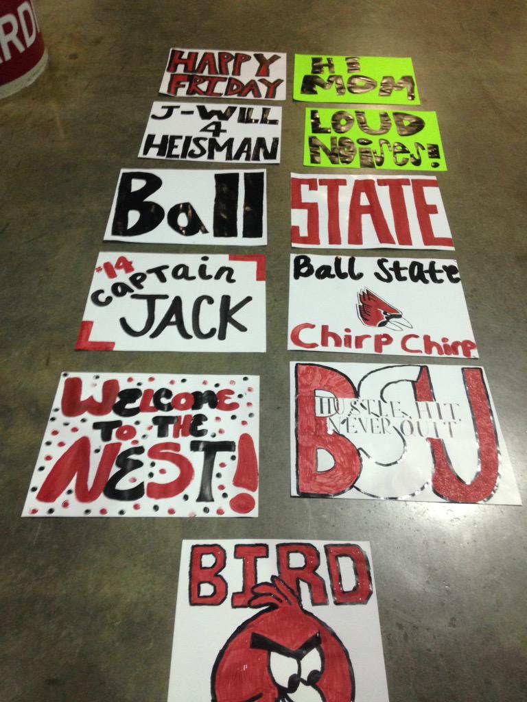 TheNestBSU's tweet photo. @3rdDownChirp @bsusportslink @BallStateSports @BallStateFB is it Thursday yet? http://t.co/2ff5FEvIq3
