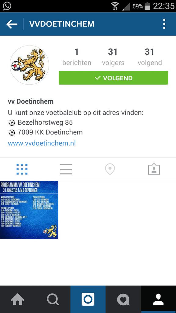 Wij zijn vanaf nu ook te volgen op Instagram!