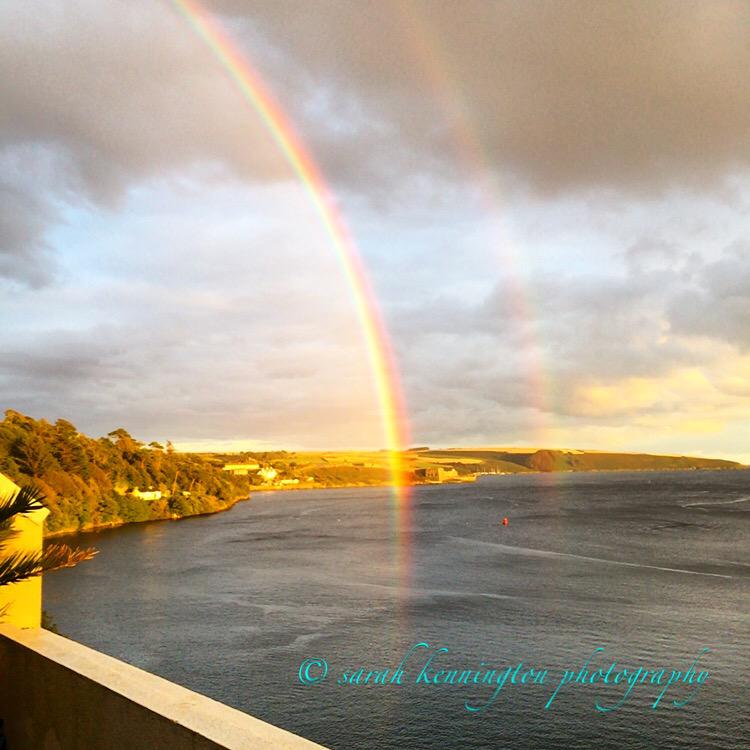 sarahk81's tweet photo. Seriously the luck of the Irish! #doublerainbow @KinsaleNews @KinsaleOnline http://t.co/M2zFZSW4Hd