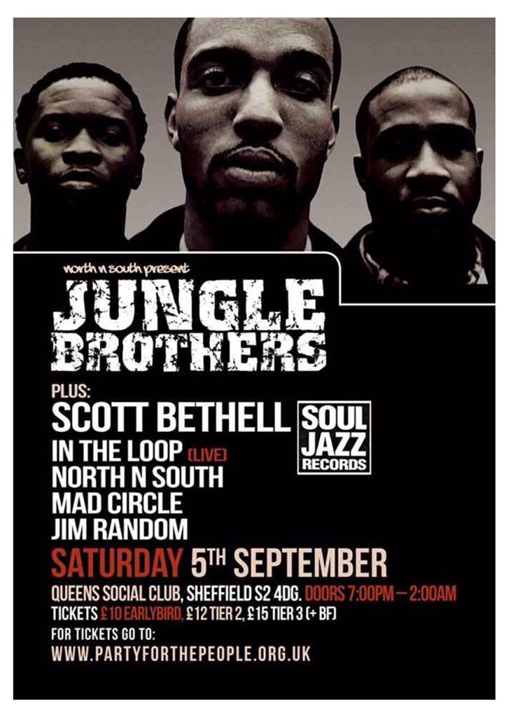 intheloopMCR's tweet image. This Saturday we&apos;re full crew @jamieGroovement @Bedos_Obled @djaup in Sheffield for @JungleBros4Life