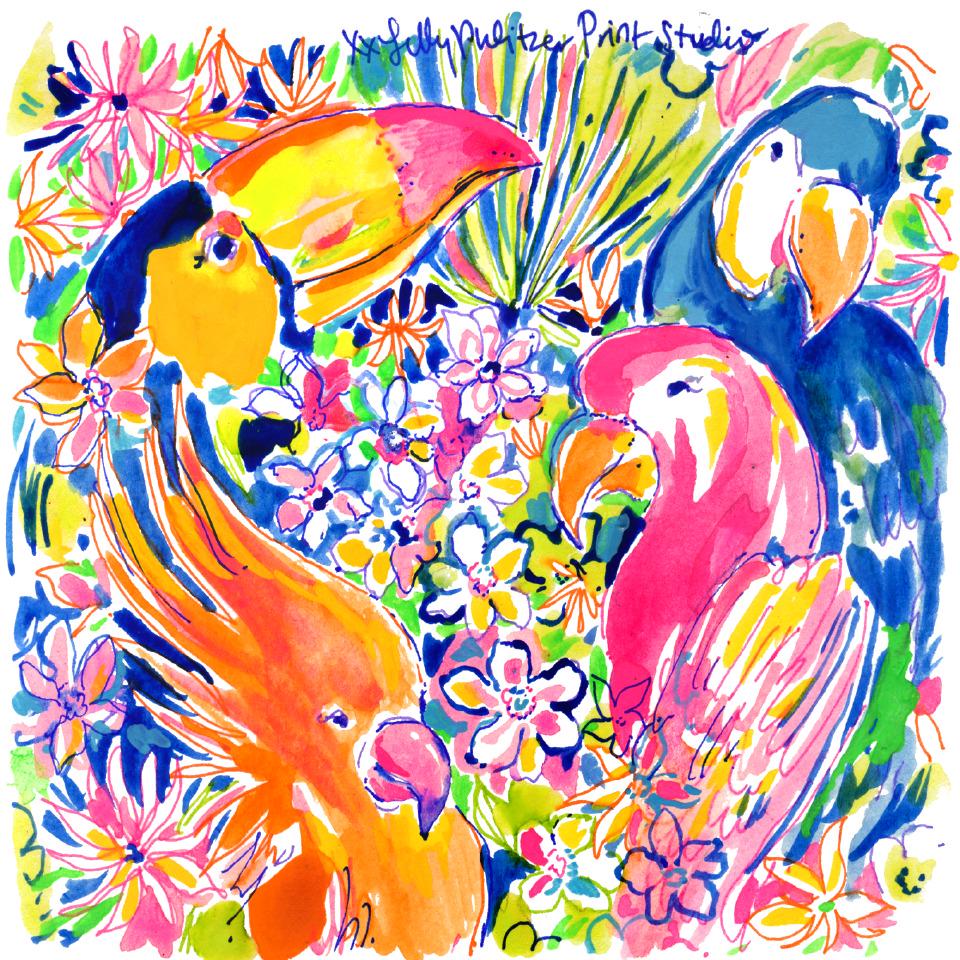 Lilly Pulitzer On Twitter Another Day In Parrot Dise Lilly5x5 1 Reply 2 Retweets 5 Likes