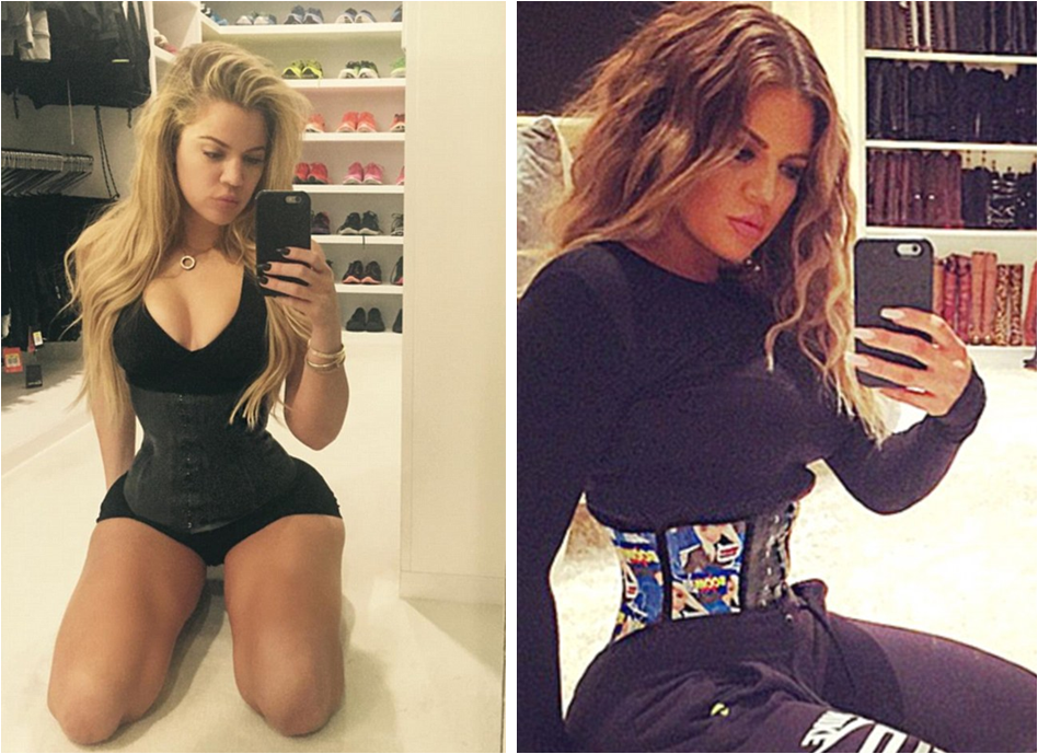 AllPinkMagazine's tweet image. Khloe Kardashian shows off impossible Curves (1 Year OF Waist Training) bit.ly/1LJB72H