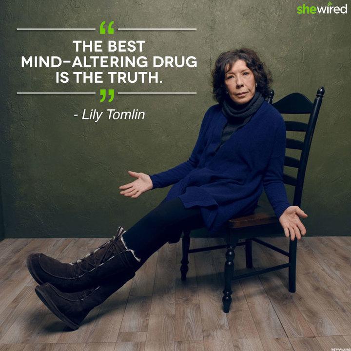 Happy Birthday to comedy legend and out pioneer Lily Tomlin!  