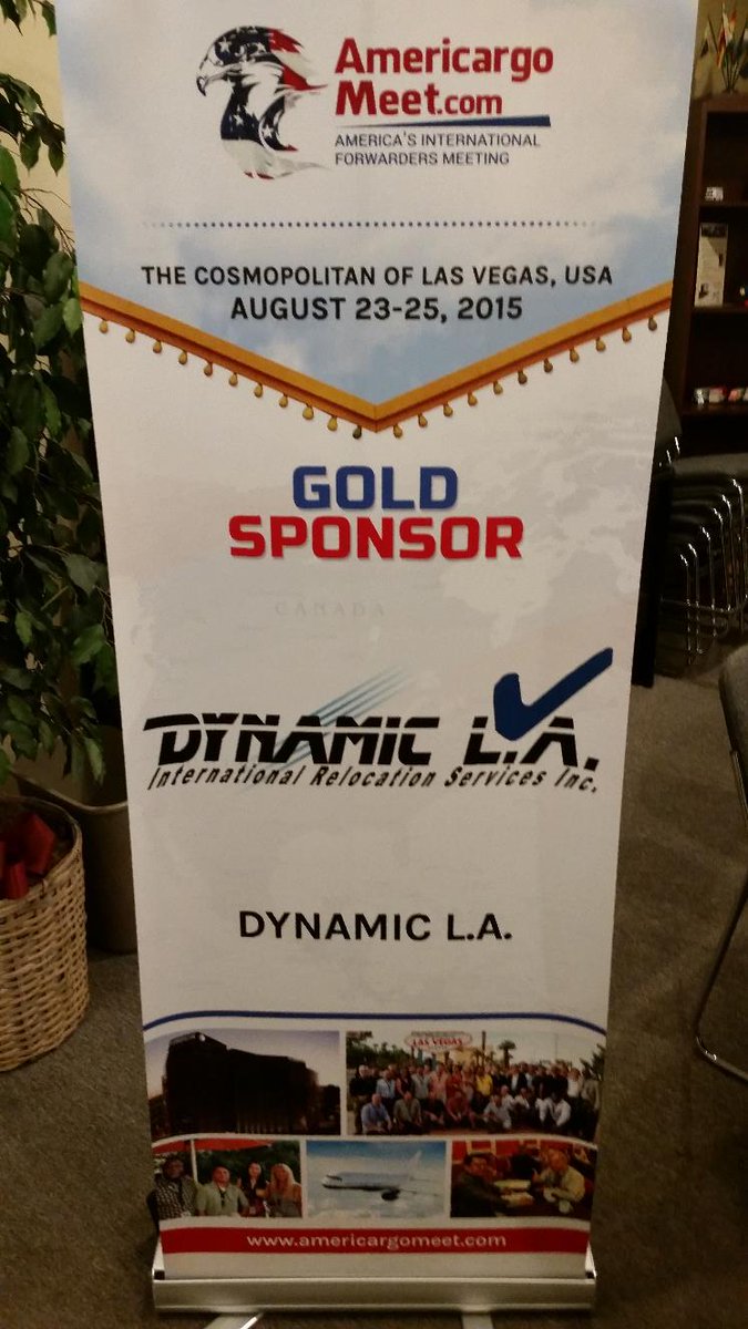 DynamicLA's tweet image. We were proud to sponsor the 2015 AmeriCargo event at the Cosmopolitan hotel in Las Vegas last weekend!