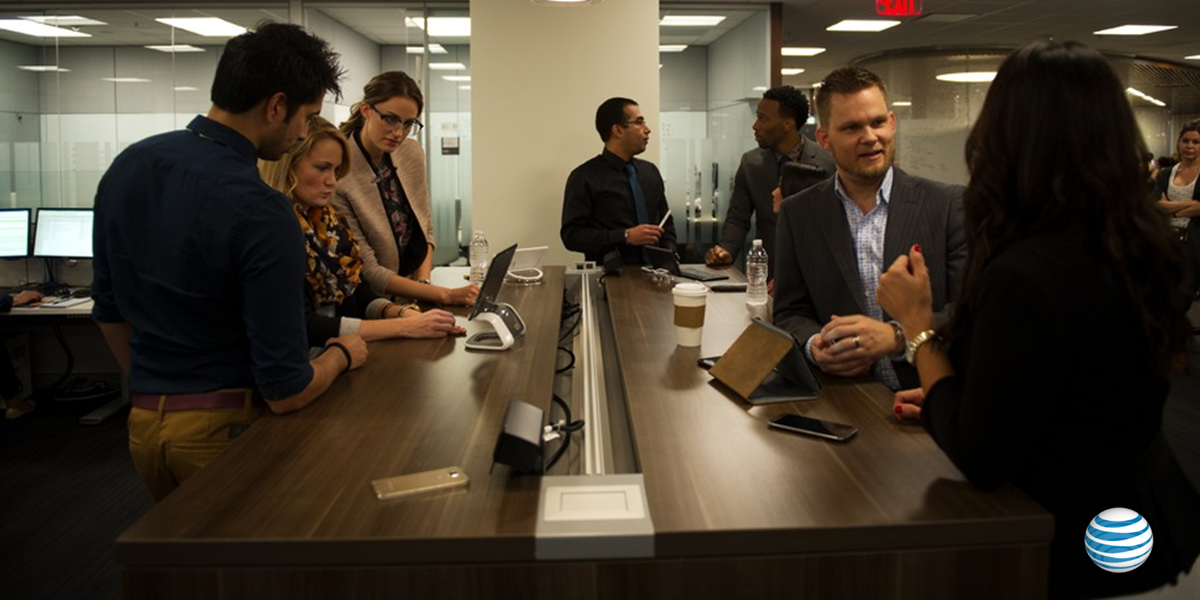 LifeAtATT's tweet photo. Sometimes we get to do show and tell #LifeAtATT #DescribeMyJobToA5YearOld http://t.co/FbgrU5JdC7