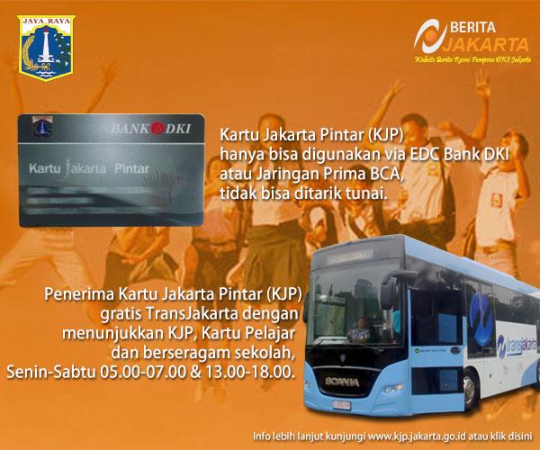 KJP hanya bs digunakan via EDC Bank DKI atau Jaringan Prima BCA, tdk bisa ditarik tunai. Info: kjp.jakarta.go.id/kjp2/