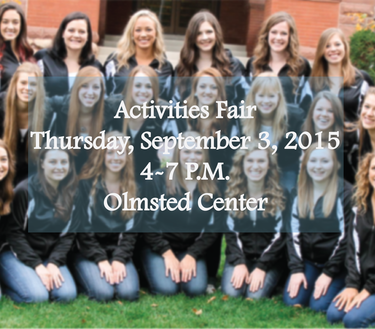 Come meet the women of the Drake Dance Team this Thursday at the activities fair! #DrakeDance #GoBulldogs