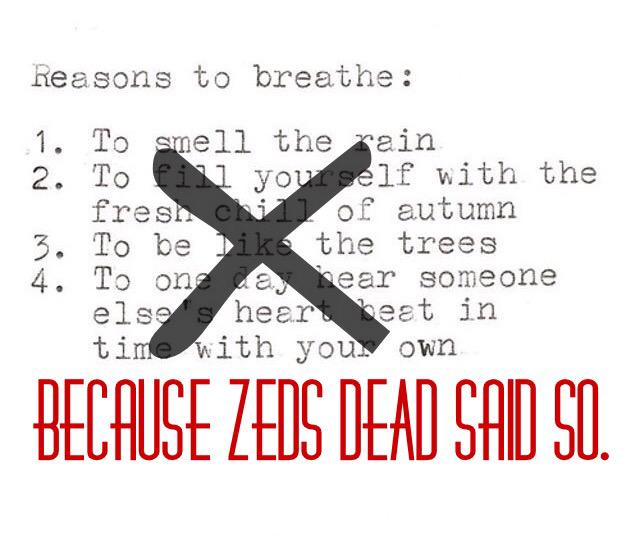 lindsaystaebler's tweet photo. "Breathe with me". @whoszed #ZD #ZedsDEADication #ZDFam http://t.co/N3gjnj2X1O