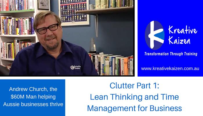 AndrewChurch15's tweet image. Clutter in Business - new video series now out! ow.ly/RCeeE 
#leanthinking #problemsovling #kreativekaizen