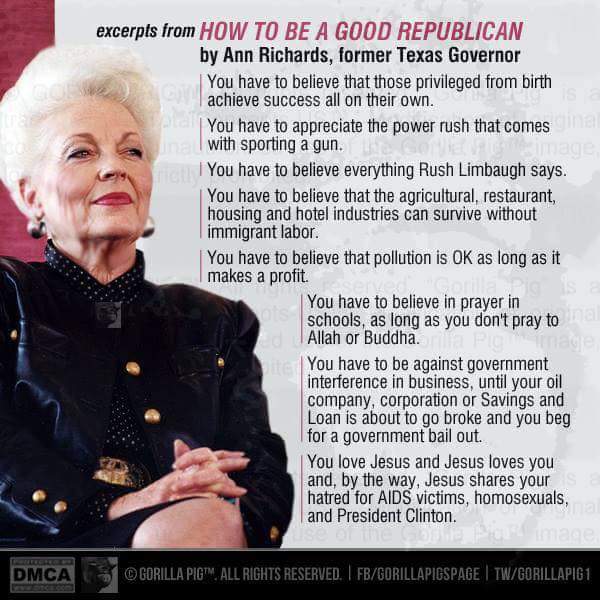 Happy Birthday to the late great Ann Richards!  