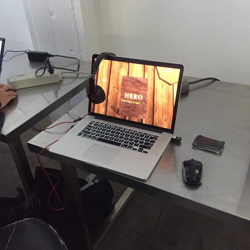 bakershah's tweet image. @DevBlend  showcasing my game hero at #DevBlendUnity