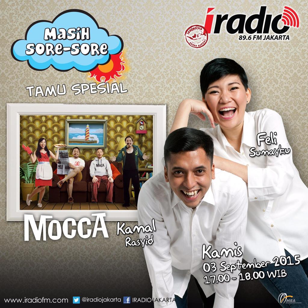 Kamis (3/9) Masih Sore Sore di 89,6FM @iradiojakarta bersama <a href="/kamalrasyid/">Kamal Rasyid</a> &amp; <a href="/NonaFeli/">Feli Sumayku</a>