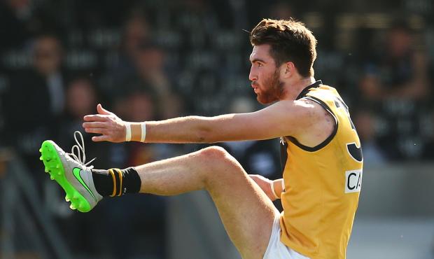Richmond_FC's tweet photo. A big congratulations to @liammcbean on sharing the VFL’s leading goalkicker award for 2015 - http://t.co/5sfaAfo6AL http://t.co/KUlANF8ejI