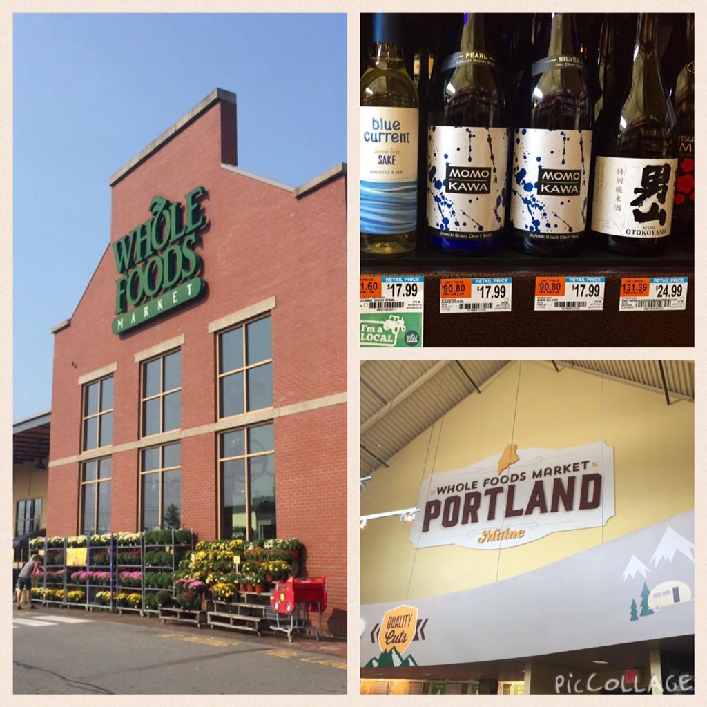 MaineSake's tweet image. Looking for some #handcrafted #MaineMade #sake? Head over to @WholeFoods in Portland. Cheers!