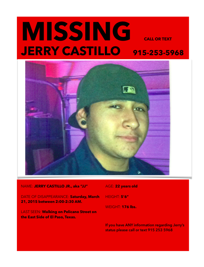 Find_Jerry_C's tweet image. If you have seen Jerry anywhere please contact us through twitter or phone, or the @EPPOLICE Please share this!!!!