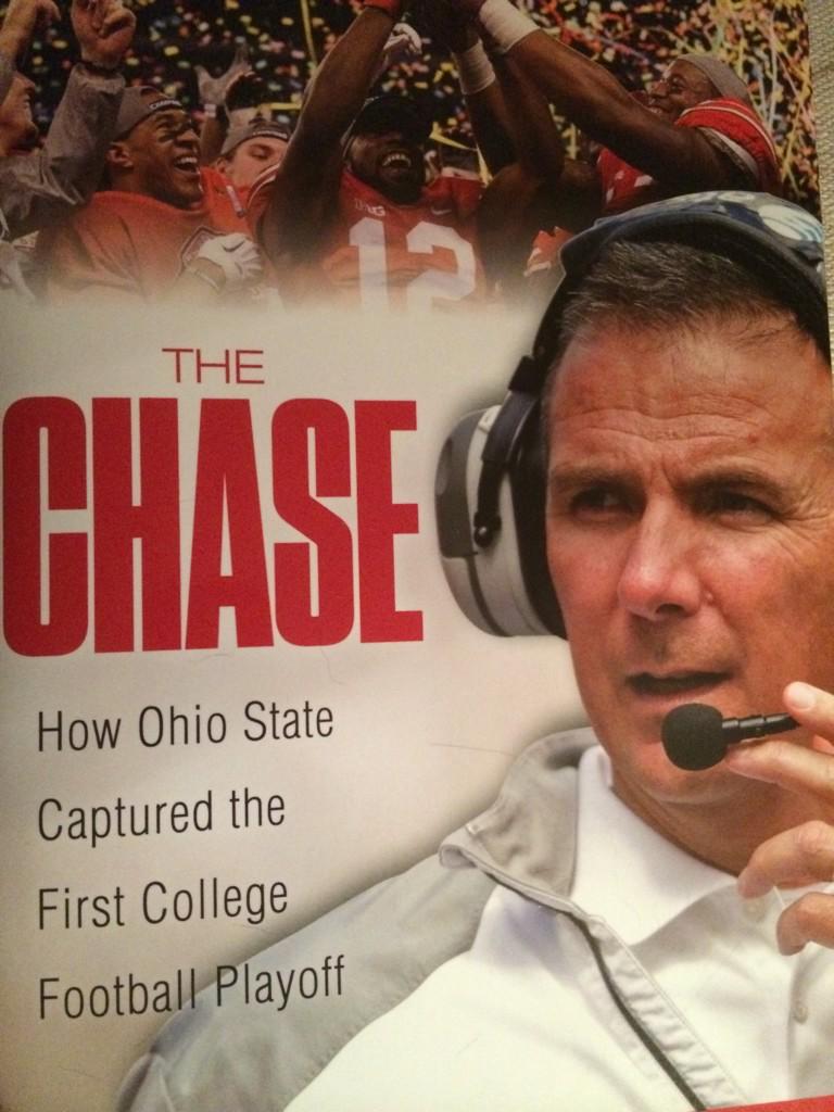 BenMarrison1's tweet photo. Just read The Chase by @brdispatch ... Fantastic insights into the champion #Buckeyes ... Pick one up. #time4football http://t.co/RXr4jN99OL