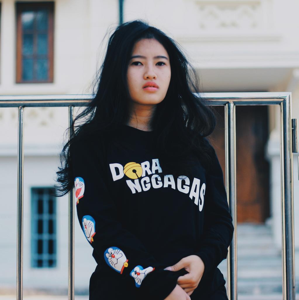 masalalu_ltd's tweet image. DORA NGGAGAS - Premium cotton with rubber ink, your favourite long sleeve - M, L, XL - 130k - 085647081311