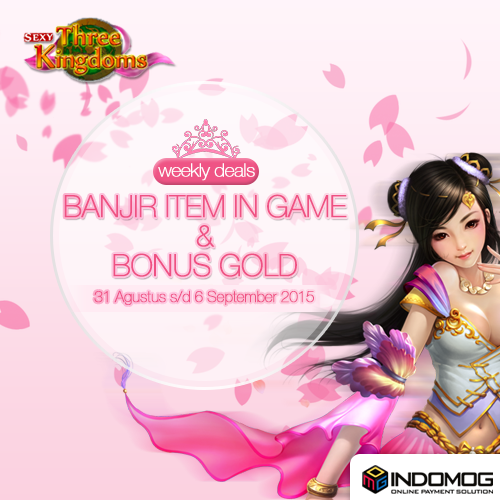 indomog's tweet photo. Redeem #MOGPlay di game #SexyThreeKingdoms! Dptkn Bonus Gold 10% &amp; item in game #GRATIS! Info, http://t.co/IxZ6HeDEbW http://t.co/VrHmXdAidC