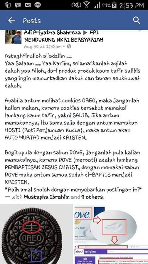 Zaman serba canggih, serba otomatis. Sampe ada fitur automurtad. 👍🏻