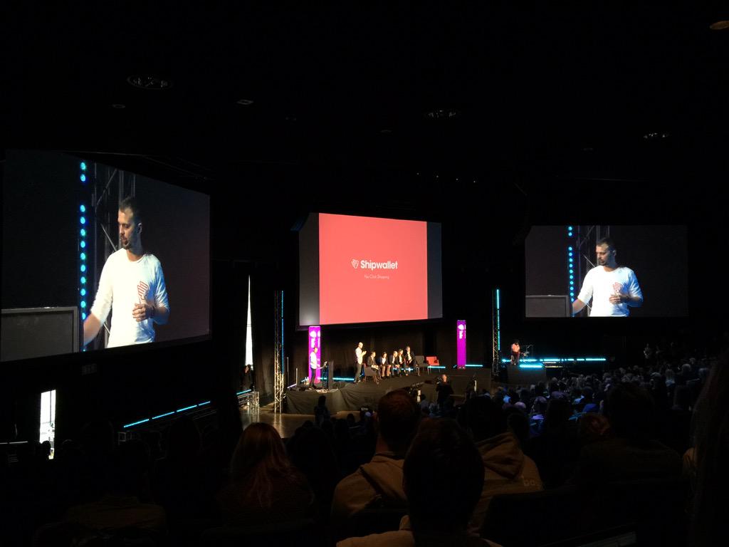 patricblixt's tweet photo. Fighting the last trillion dollar e-commerce battle - shipping with @piotrzaleski @shipwallet at #sthlmtechfest http://t.co/ZR2721ew2z
