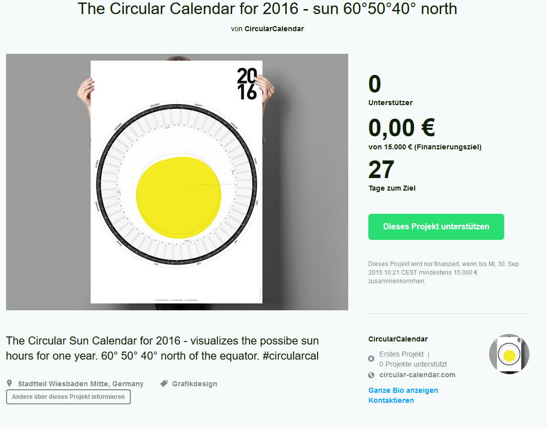 circular calendar