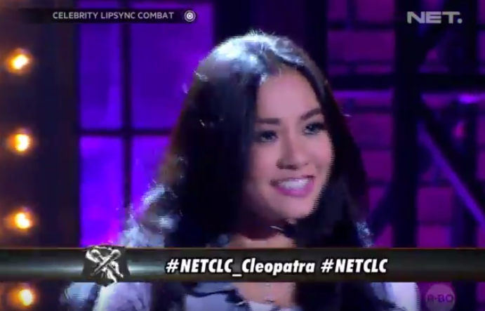 NETCLBI's tweet photo. yuhuuu sekarang ada @cleopatra_CMI yang sedang perform guys #NETCLC_CLEOPATRA #NETCLC http://t.co/8Zcnc8LrZk