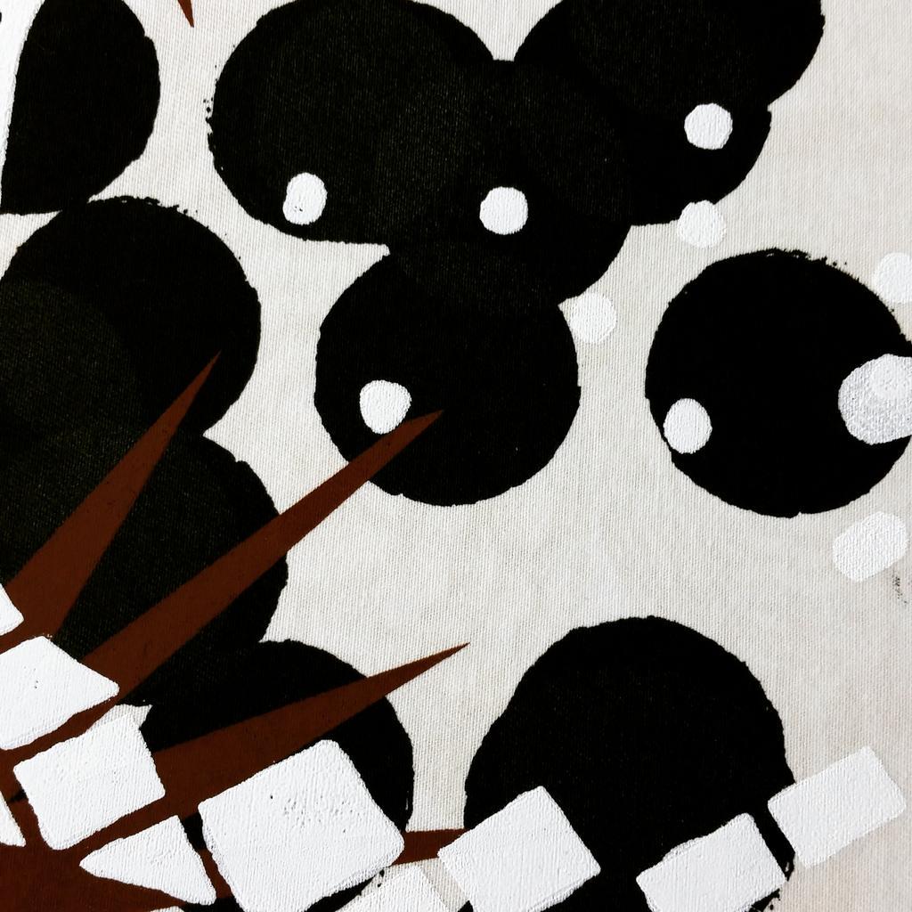 InsleyandNash's tweet image. Another day, another backing cloth #screenprint #hiddenpattern #textiles