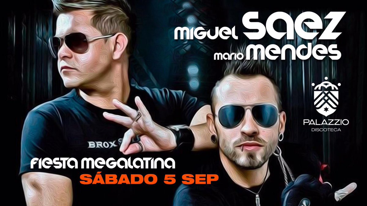 Este sábado 5 en @Palazziocordoba 
Miguel Sáez &amp; Mario Mendes en concierto! 
consigue tu entrada en el 679 628 122