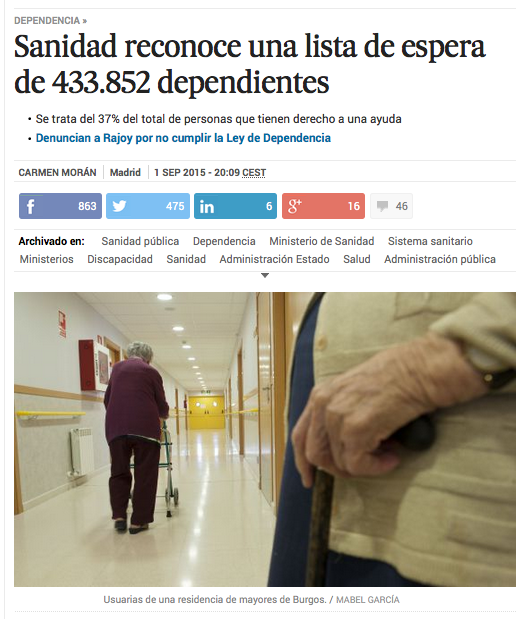 Inaceptable: mientras algunos roban fondos públicos hay quien fallece por no poder acceder a ayudas, vía <a href="/el_pais/">EL PAÍS</a>