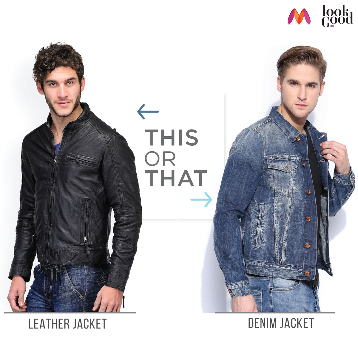 leather jacket myntra