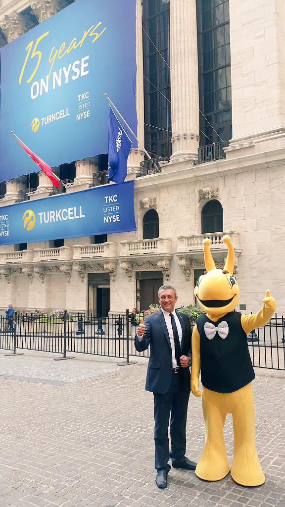 Turkcell olarak New York Borsası'ndaki 15. Yılımızı kapanış çanını çalarak kutladık. <a href="/KKTCELL/">Kuzey Kıbrıs Turkcell</a> #NYSE
