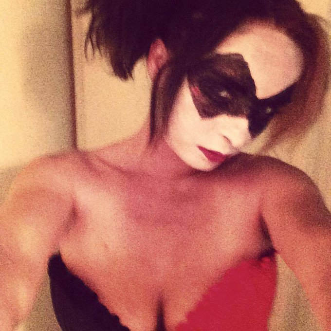 .See? I'm perfect for #HarleyQuinn in #SlutSquad @Hustler !!! http://t.co/DllRm1w9T4