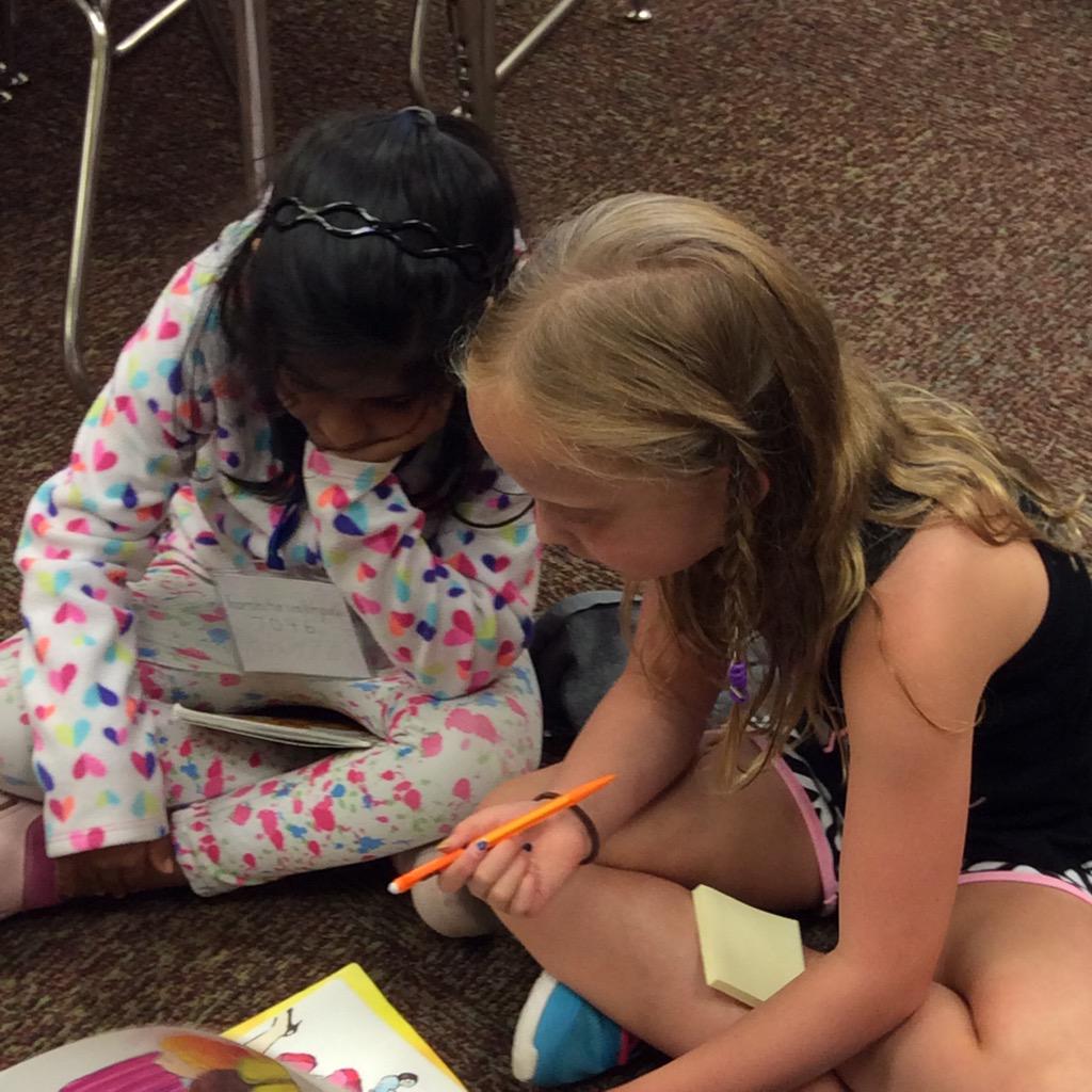 mrsetchison's tweet photo. We met with our Leadership Buddies on Friday. While reading good fit books we searched for evidence of our 7 Habits. http://t.co/DG7SUXFAhr