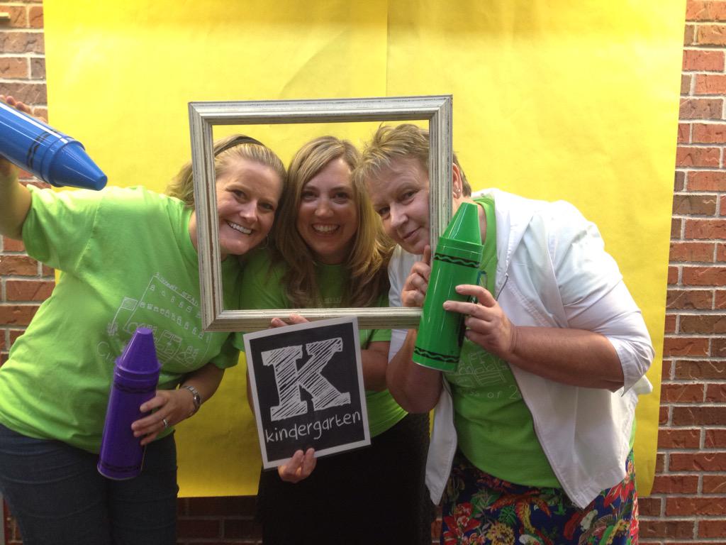 Getting ready to start the year!  Roosevelt Kindergarten teachers rock! #afterWBopens #onlyWB