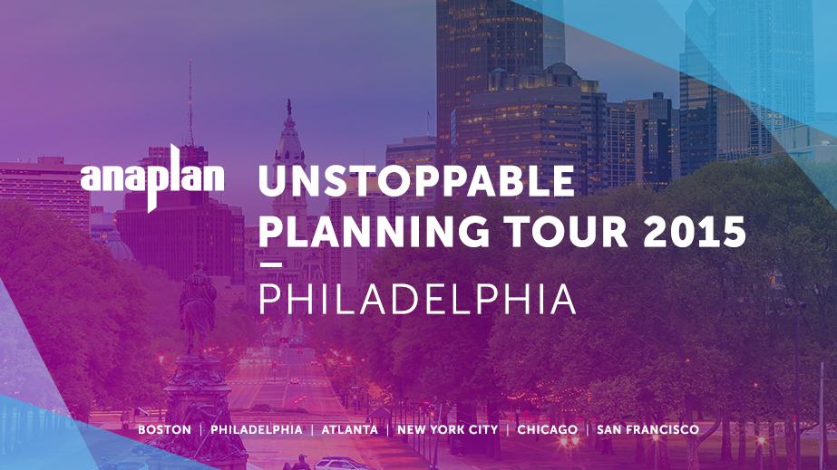 Anaplan on Twitter "Philadelphia, the Anaplan Unstoppable Planning