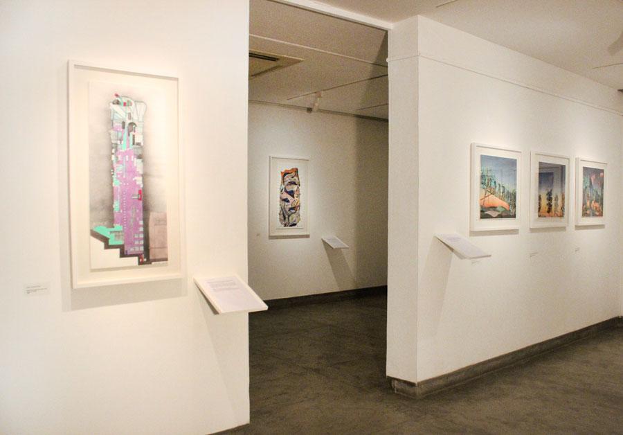 GalleryEspace's tweet photo. Drawings 1960's to 2000's by #SirPeterCook @GalleryEspace. Exhibition continues till 22 Sept #archigram http://t.co/zb2a2Un1sC