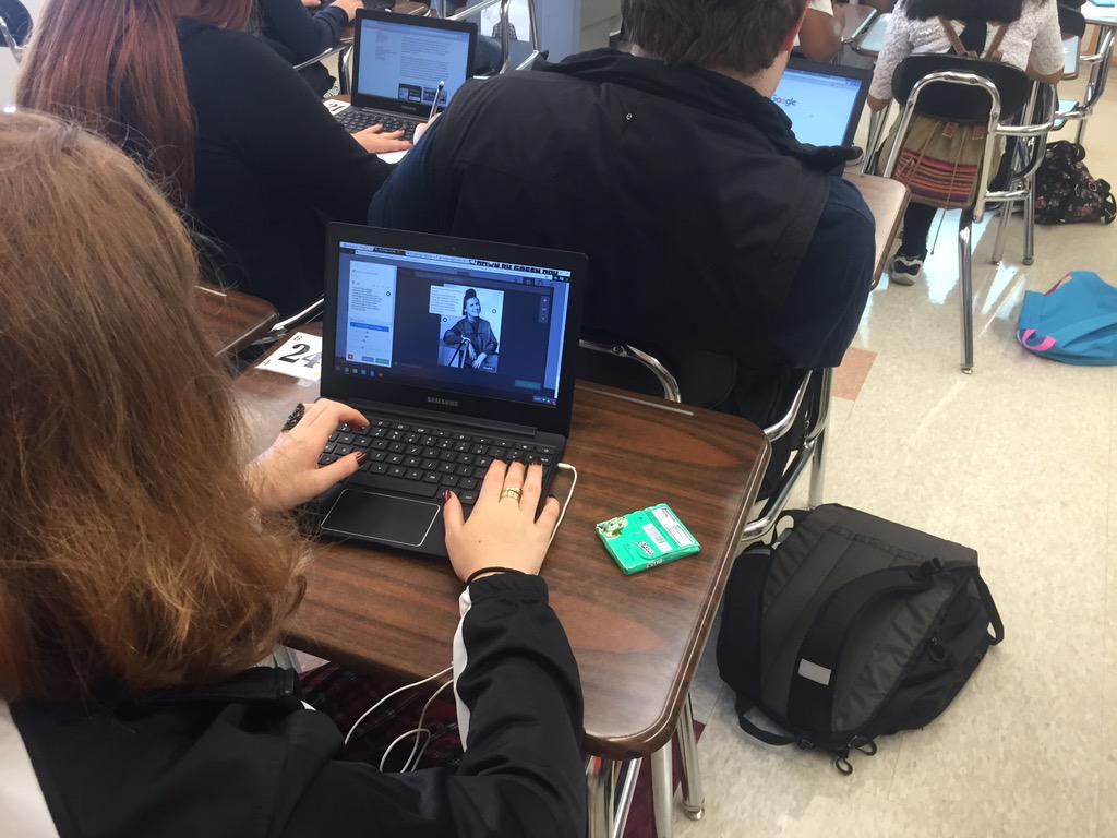 TiffKann's tweet image. Playing with @ThingLink for our timeline projects in journalism #csdtech