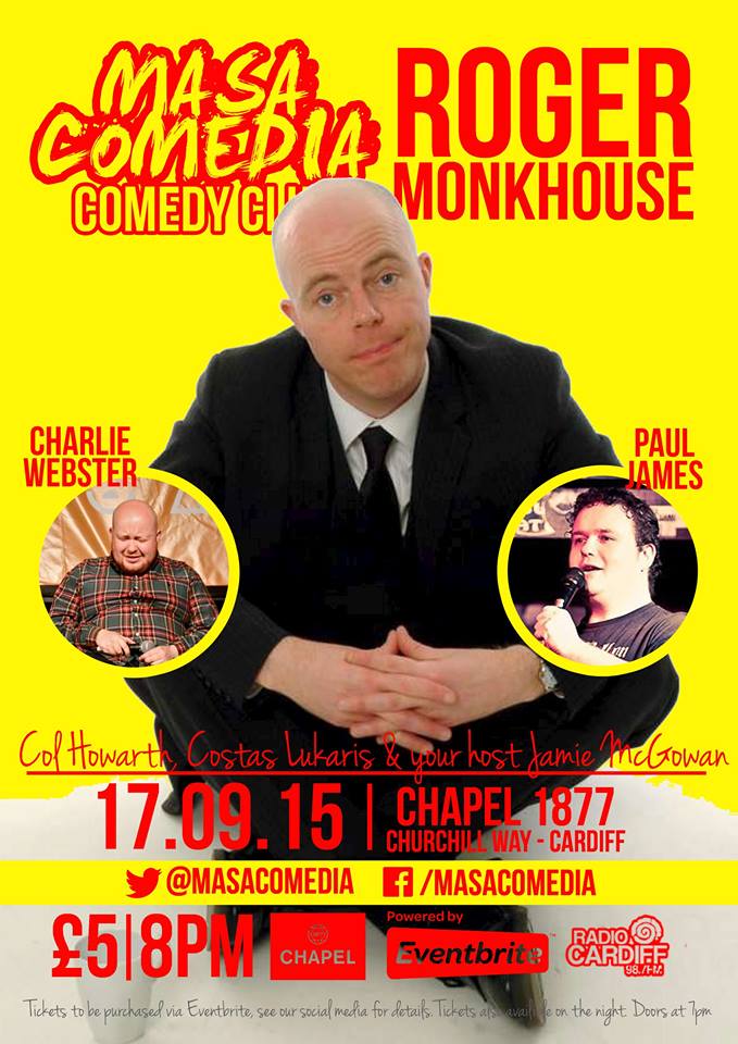 MasaComedia's tweet image. @AllOfTheEvents Only a couple of weeks until this amazing comedy night!! In the beautiful vault under Chapel 1877!