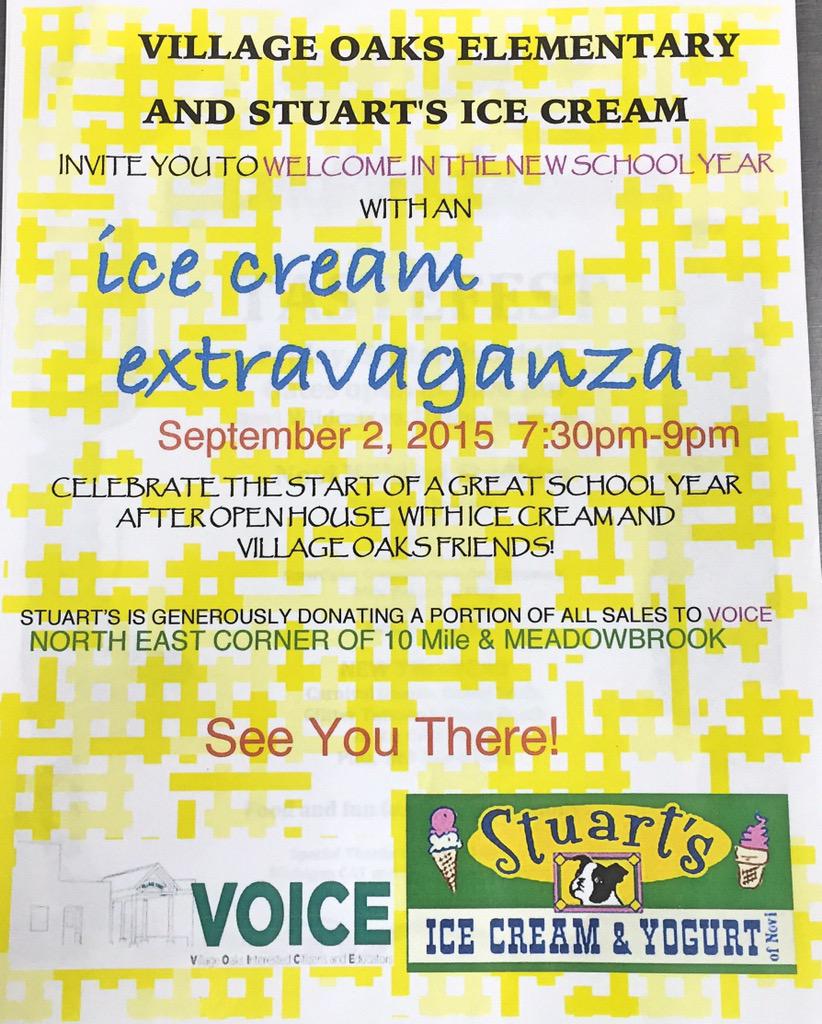 StuartsofNovi's tweet image. #fundraiser today for Village Oaks Elementary 1-9 #novi