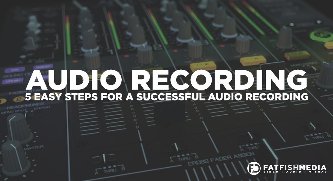 FatFishMedia's tweet image. 5 Easy Steps For A Successful Audio Recording. #AV #AudioRecording #eventplanning  #SLC tinyurl.com/oph83jh