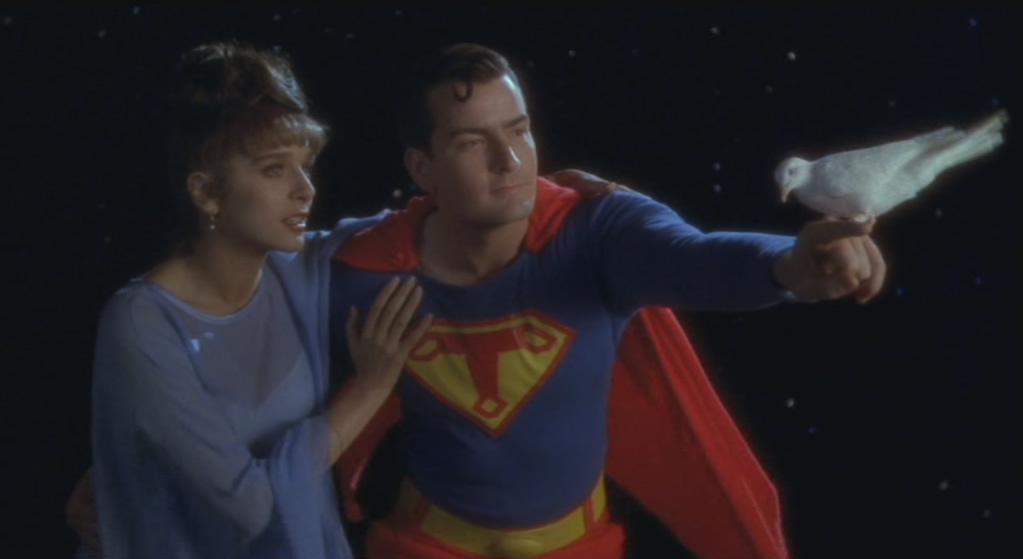 Happy Birthday Charlie Sheen ~ with Valeria Golino in Hot Shots!  