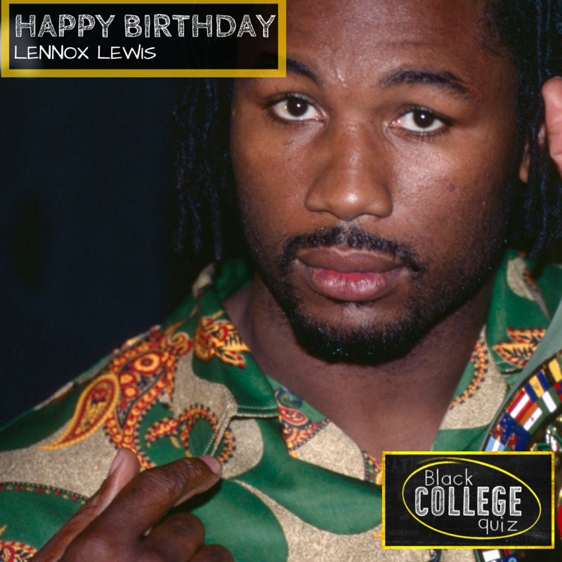 Happy Birthday Lennox Lewis! 