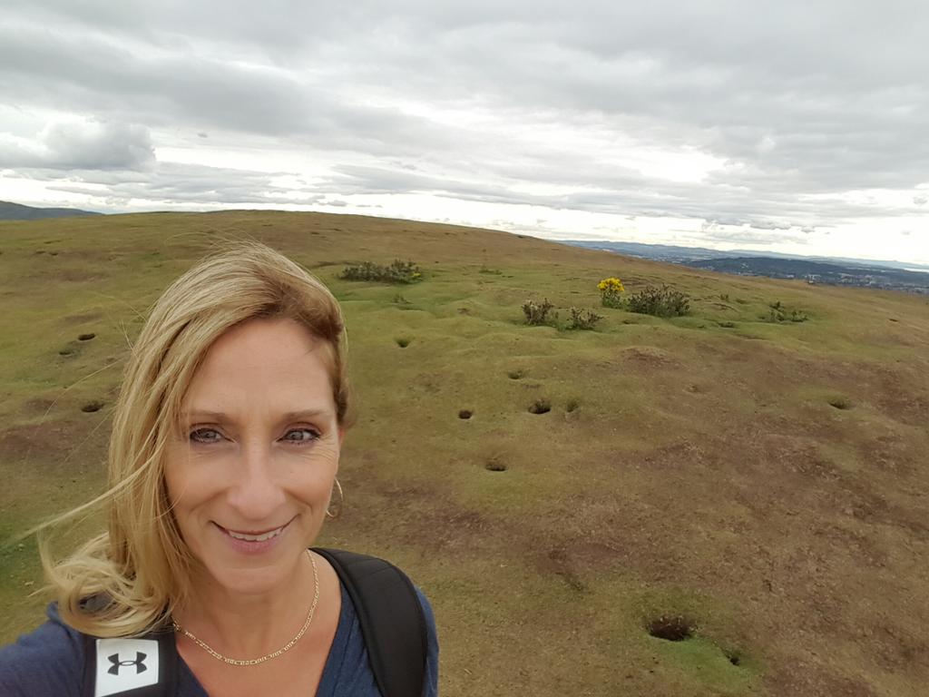 GranthamCynthia's tweet image. Arthur's seat today #Edinburgh, fantastic hike!
